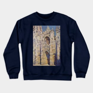Rouen Cathedral by Claude Monet Crewneck Sweatshirt